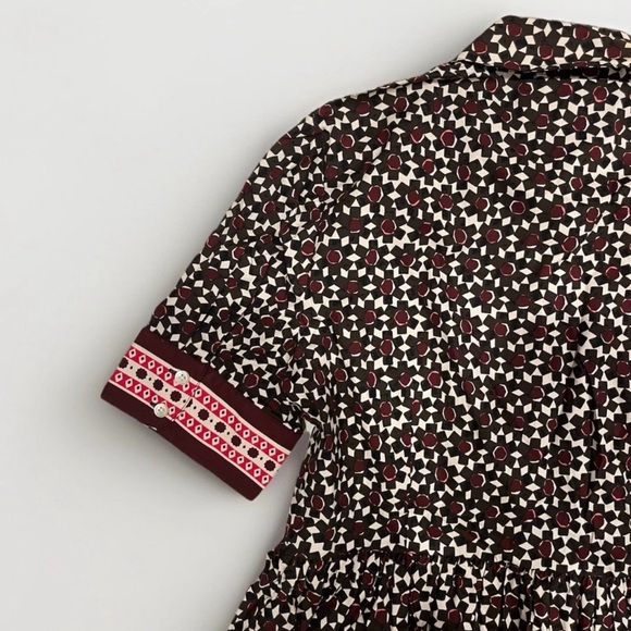Kate Spade Floral Tile Shirt Dress - Picture 7 of 10